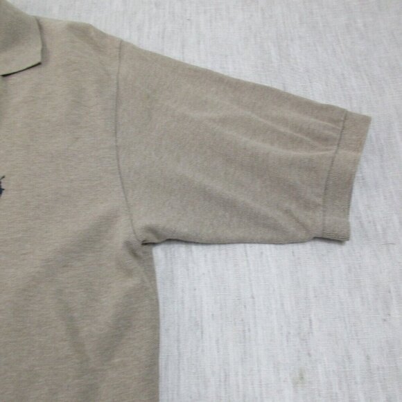 Polo Ralph Lauren Polo Shirt Mens M Olive Green Golf Performance High Low Slit‎ - Picture 4 of 9